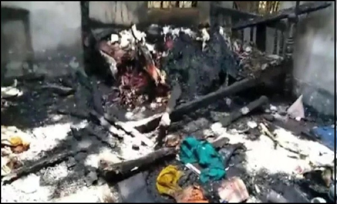 bangladesh, hindus home allegeedly set on fire,