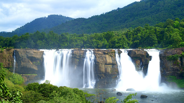 Athirapally and Vazhachal Fall