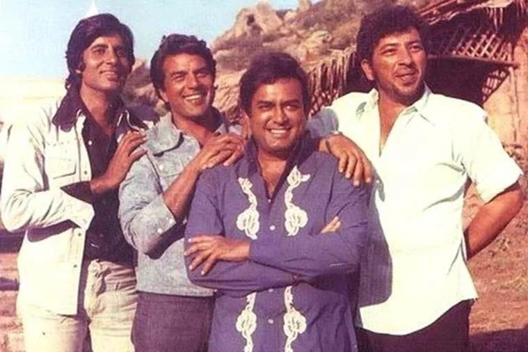 sholay movie cast 