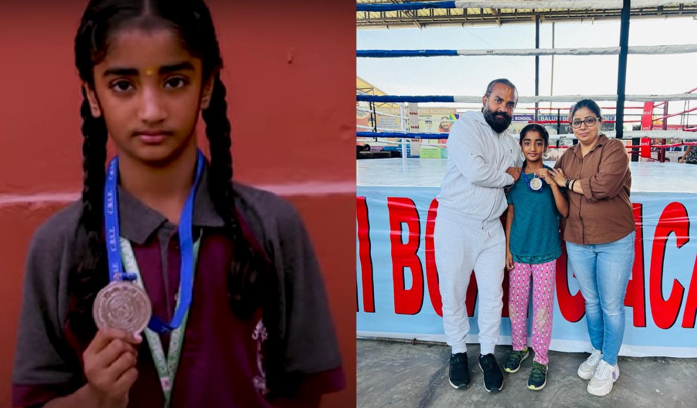 simrit kaur win silver medal in cbse cluster 2023