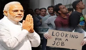 How many people got government jobs during the rule of Modi government