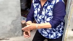 Woman using hand grenade for 20 years 