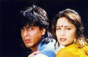 shahrukha khan and madhuri  dixit 