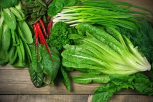 Green leafy vegetables