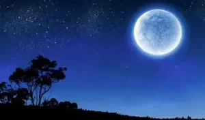 2024 First Supermoon Blue Moon 