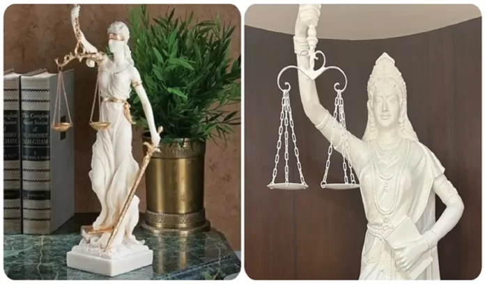 Lady Justice new statue