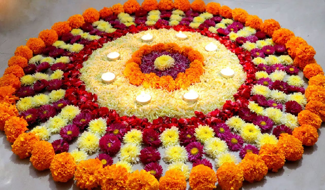 Flower Rangoli