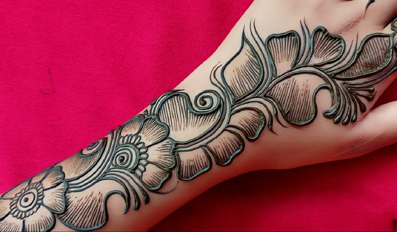 Shaded Mehndi Design