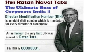 Ratan Tata Director Identification Number