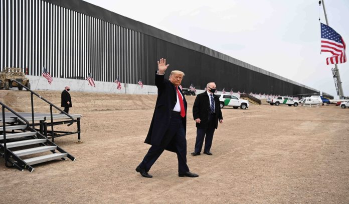 Donald Trump's proposal build wall US-Mexico border