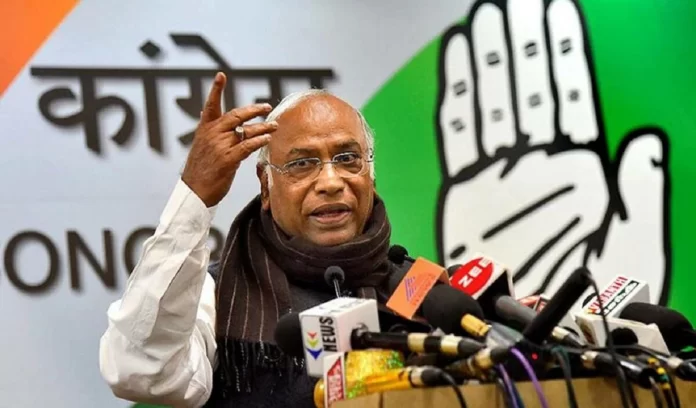 Congress president Mallikarjun Kharge