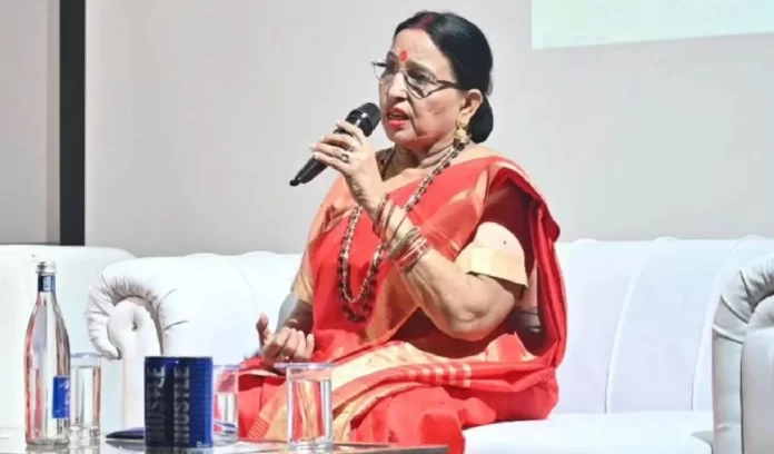 Folk singer Sharda Sinha