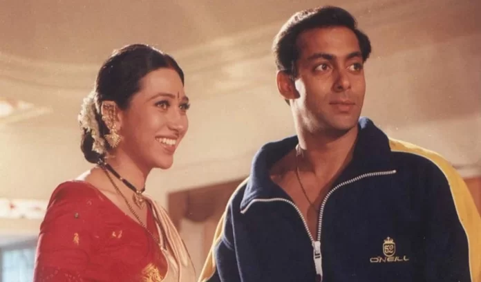 Salman Khan and Karisma Kapoor, superhit film Biwi No.1