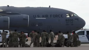 USA Deports Indians C-17 military aircraft