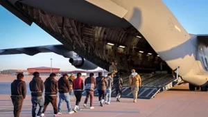 USA Deports Indians C-17 military aircraft