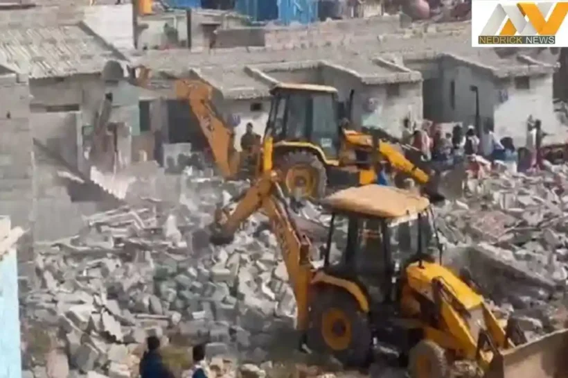 Bengaluru bulldozer action