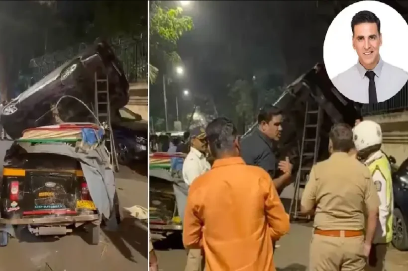 Akshay kumar car accident
