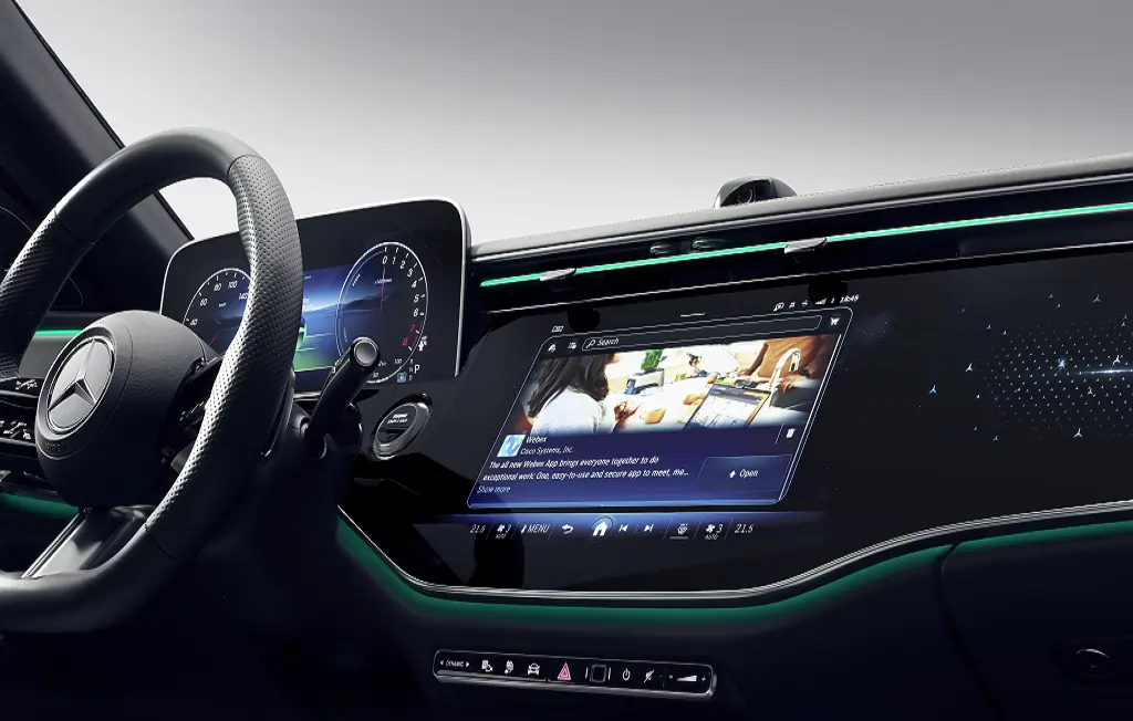 Luxury cars and high-tech features