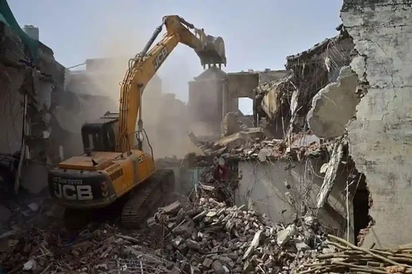 Jaipur Chomu Bulldozer Action