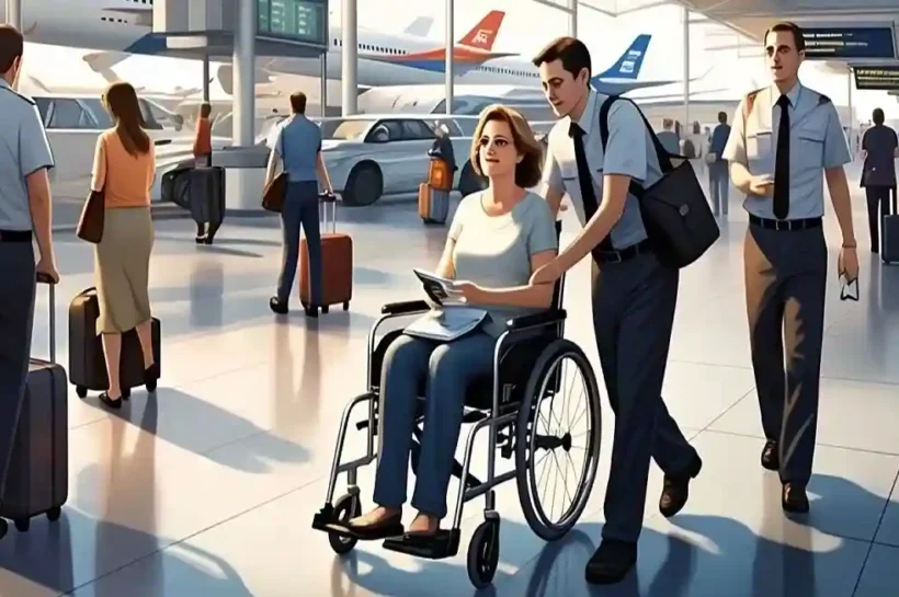 Wheelchair rules at airport