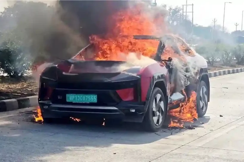Electric vehicle fire accidents