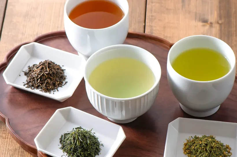 Green tea types