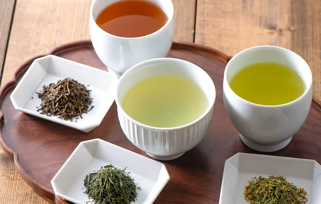 Green tea types