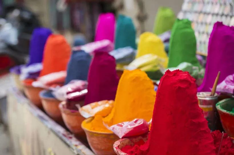 Holi Colours Shopping