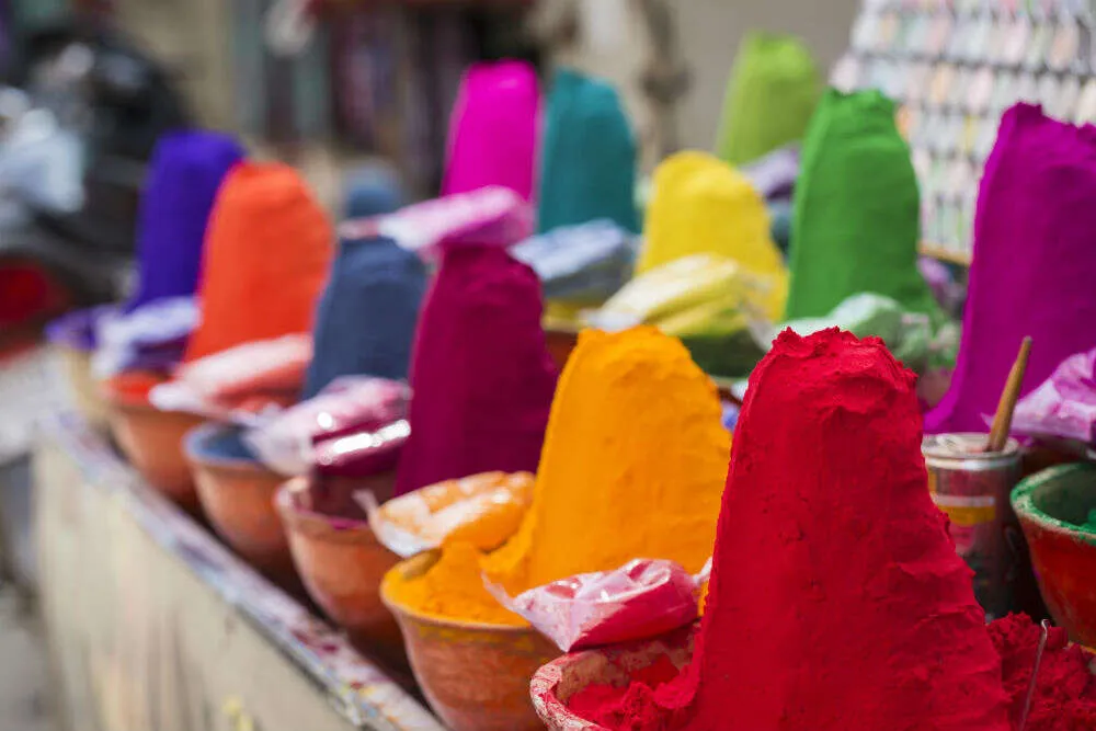 Holi Colours Shopping