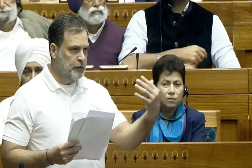 Rahul Gandhi in Lok sabha