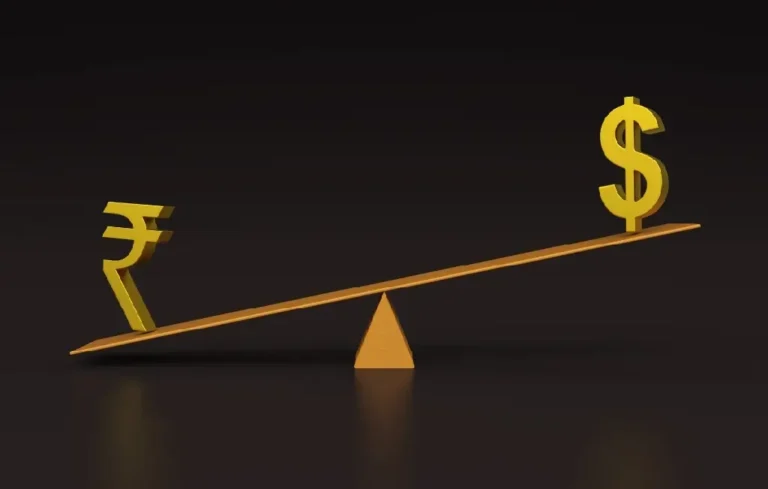 dollar, rupee and dollar comparison