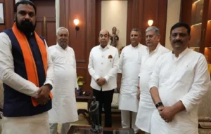 बिहार में सत्ता का बड़ा खेल पलटा सम्राट चौधरी बने नए CM — नीतीश ने खुद पहनाई माला | Bihar CM News Bihar CM News