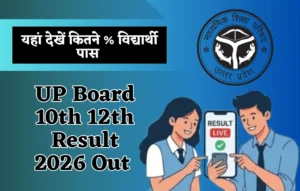UP Board 10th 12th Result 2026 Out, UP Board Result 2026 Out