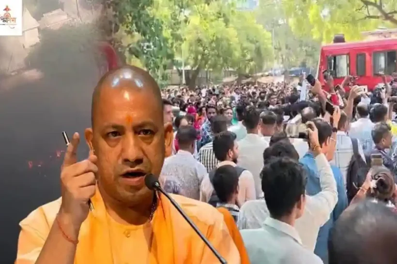 Noida Factory Workers Protest
