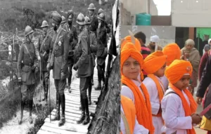 Sikhism in Belgium, Indian soldiers in Belgium