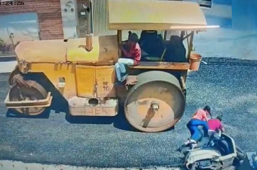 Bathinda Road Roller Accident