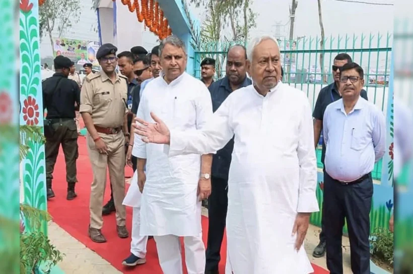 Nitish Kumar Meet Vijay Kumar Chaudhary