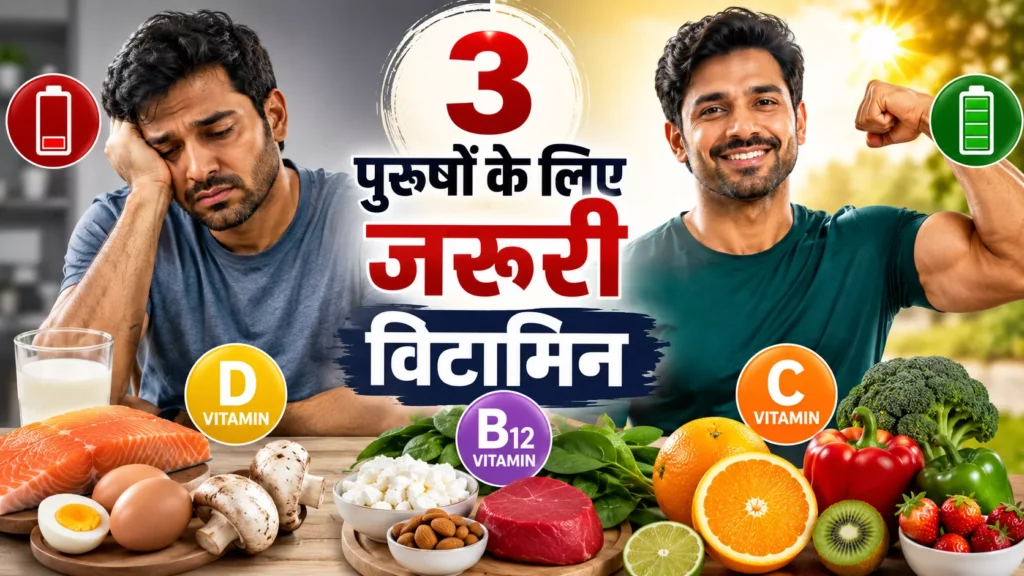 पुरुषों के लिए जरूरी विटामिन