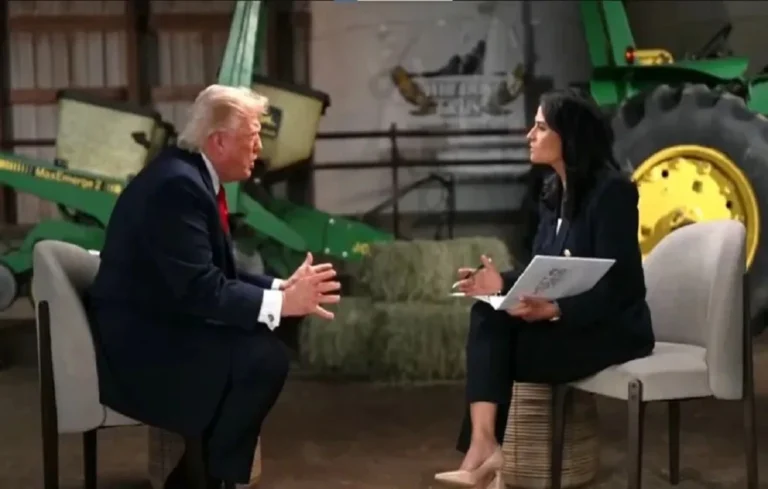 Donald Trump Interview Walkout