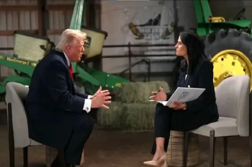 Donald Trump Interview Walkout