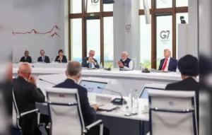 ट्रंप के सामने पीएम मोदी ने उठाया भारतीय नाविकों की मौत का मुद्दा, G7 मंच से दुनिया को सुनाई खरी-खरी| G-7 Summit News G-7 Summit News