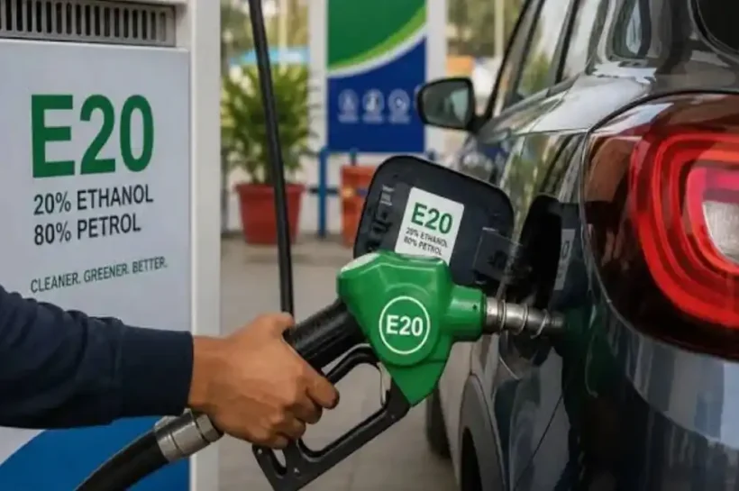 E20 fuel India