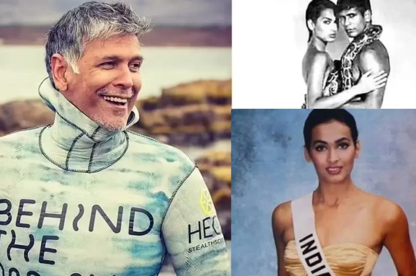 Milind Soman Madhu Sapre photoshoot