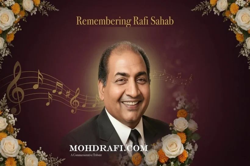 Mohammed Rafi Death Anniversary