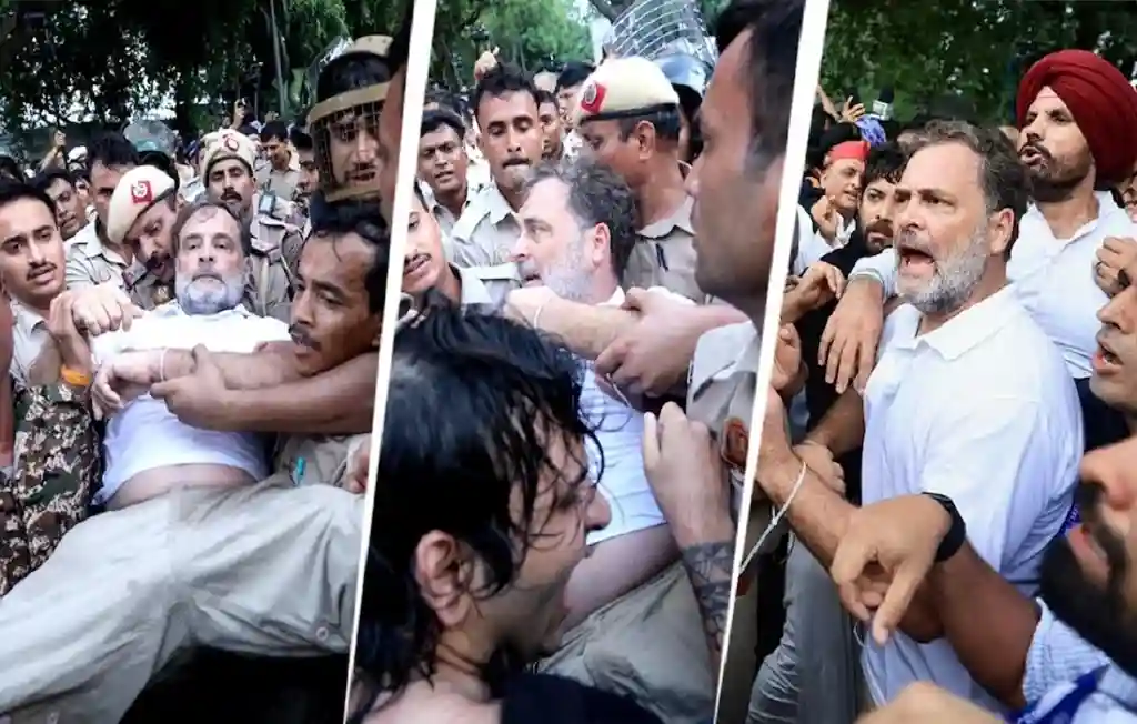 Rahul Gandhi detained