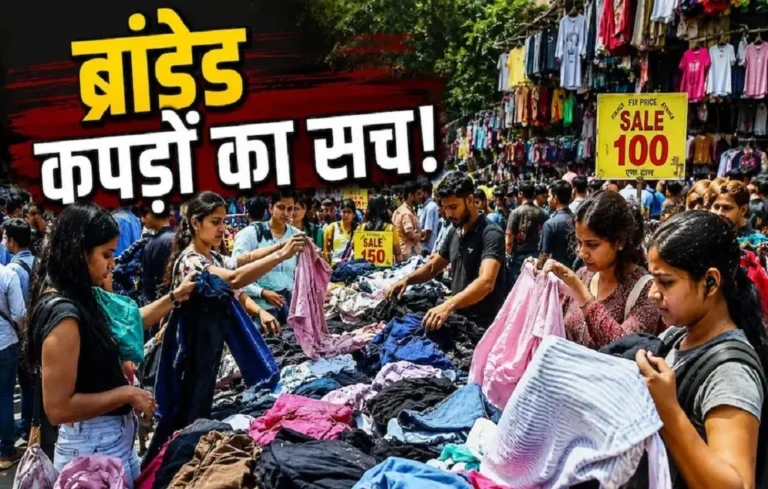क्या सरोजिनी नगर के कपड़े सच में ब्रांडेड होते हैं? व्यापारी ने खोला सस्ते फैशन का बड़ा राज| Sarojini Nagar Branded Clothes Sarojini Nagar Branded Clothes