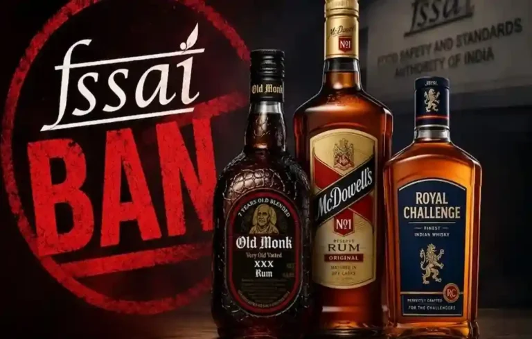 FSSAI Liquor Ban