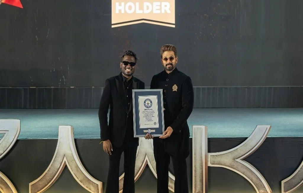 Allu Arjun Raaka Guinness record