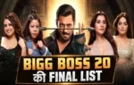 Bigg Boss 20 Full Contestants List