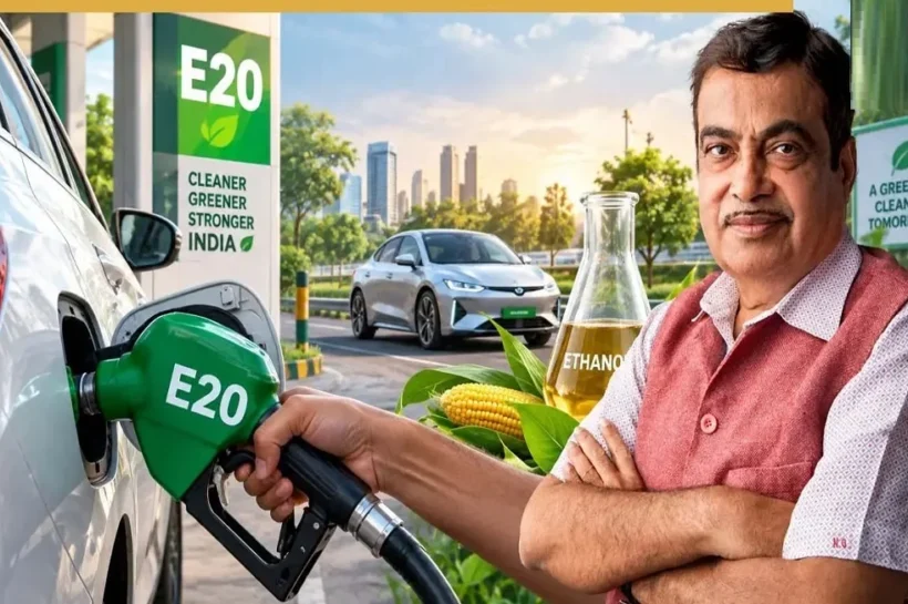 Nitin Gadkari E20 petrol